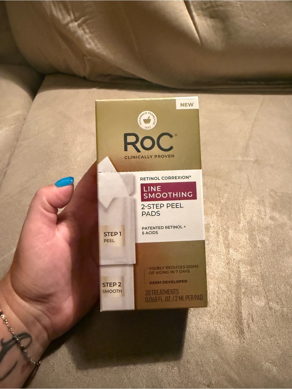 Brand new RoC line smoothing 2-step peel pads